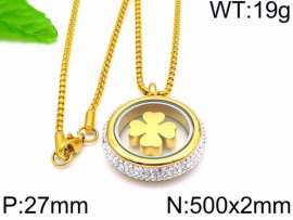 Stainless Steel Stone Necklace