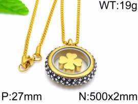 Stainless Steel Stone Necklace