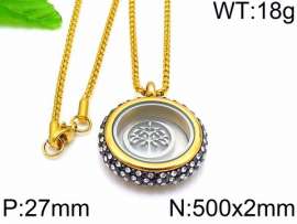 Stainless Steel Stone Necklace