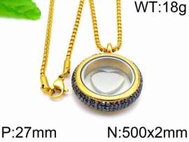Stainless Steel Stone Necklace