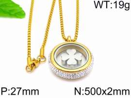 Stainless Steel Stone Necklace