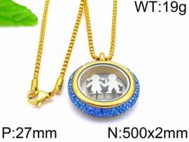 Stainless Steel Stone Necklace