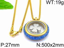 Stainless Steel Stone Necklace