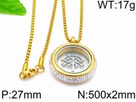 Stainless Steel Stone Necklace