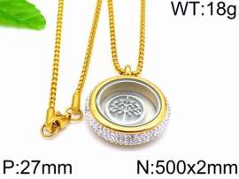 Stainless Steel Stone Necklace