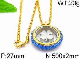 Stainless Steel Stone Necklace