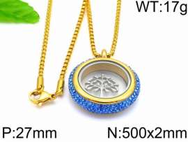 Stainless Steel Stone Necklace