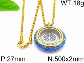 Stainless Steel Stone Necklace