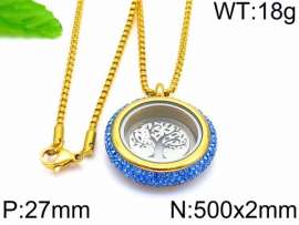 Stainless Steel Stone Necklace