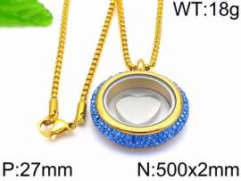 Stainless Steel Stone Necklace