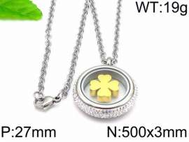 Stainless Steel Stone Necklace