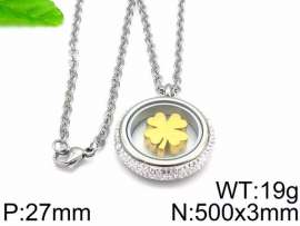 Stainless Steel Stone Necklace