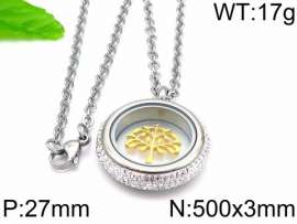 Stainless Steel Stone Necklace