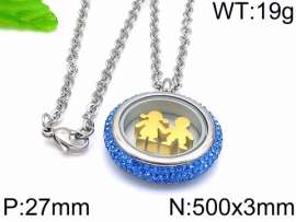 Stainless Steel Stone Necklace