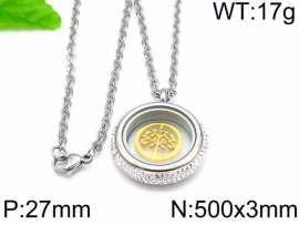 Stainless Steel Stone Necklace