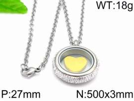 Stainless Steel Stone Necklace