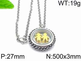 Stainless Steel Stone Necklace