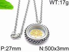 Stainless Steel Stone Necklace