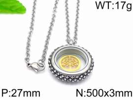 Stainless Steel Stone Necklace