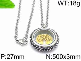Stainless Steel Stone Necklace