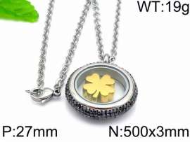 Stainless Steel Stone Necklace