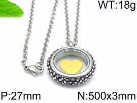 Stainless Steel Stone Necklace
