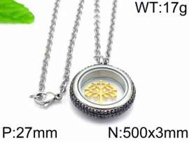 Stainless Steel Stone Necklace