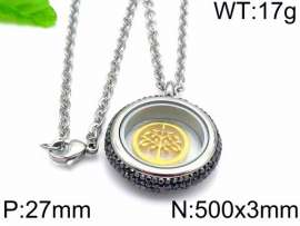 Stainless Steel Stone Necklace