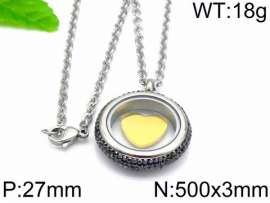 Stainless Steel Stone Necklace