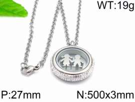 Stainless Steel Stone Necklace