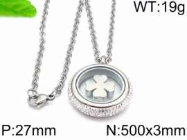 Stainless Steel Stone Necklace