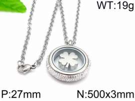 Stainless Steel Stone Necklace