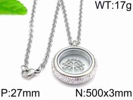 Stainless Steel Stone Necklace