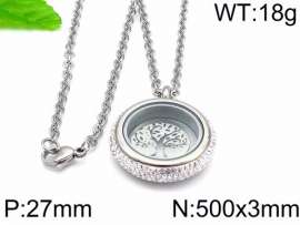 Stainless Steel Stone Necklace