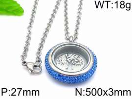 Stainless Steel Stone Necklace