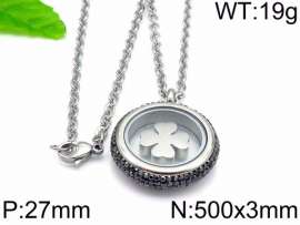 Stainless Steel Stone Necklace
