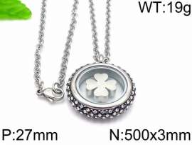 Stainless Steel Stone Necklace