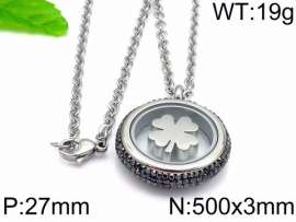 Stainless Steel Stone Necklace