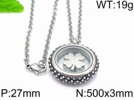 Stainless Steel Stone Necklace