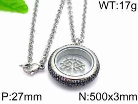 Stainless Steel Stone Necklace