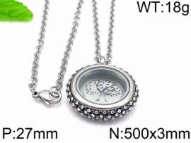 Stainless Steel Stone Necklace