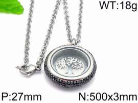 Stainless Steel Stone Necklace