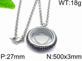 Stainless Steel Stone Necklace