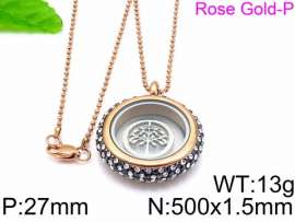 Stainless Steel Stone Necklace