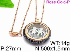 Stainless Steel Stone Necklace