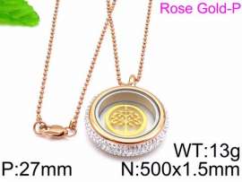 Stainless Steel Stone Necklace
