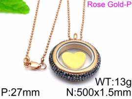Stainless Steel Stone Necklace