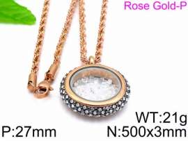 Stainless Steel Stone Necklace