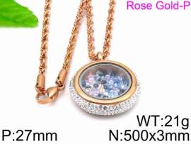 Stainless Steel Stone Necklace