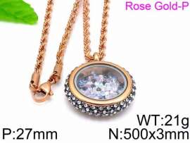 Stainless Steel Stone Necklace